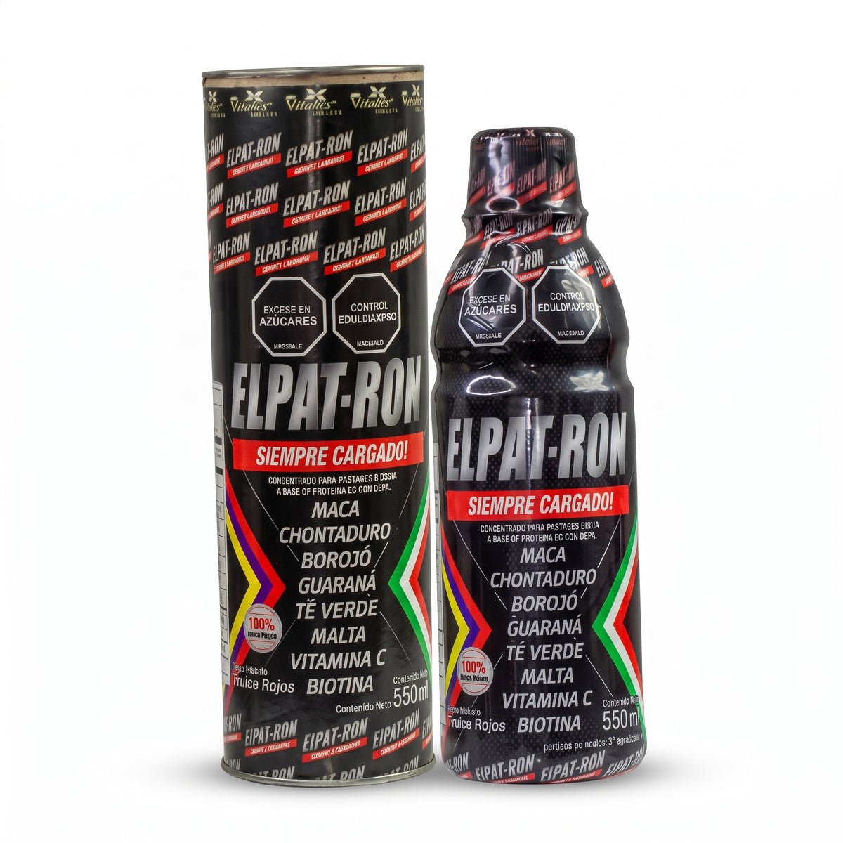 El Patrón 550ml | 37 Porciones de Energía Natural 🔥