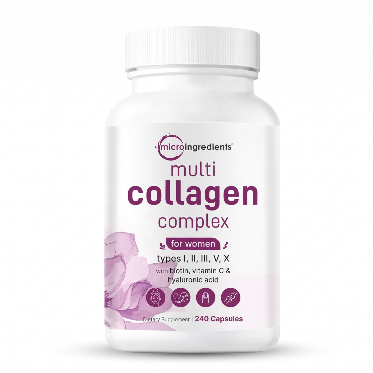 🧬 Multicolágeno Complex Premium: Fórmula Definitiva 5-en-1 (240 Cápsulas)