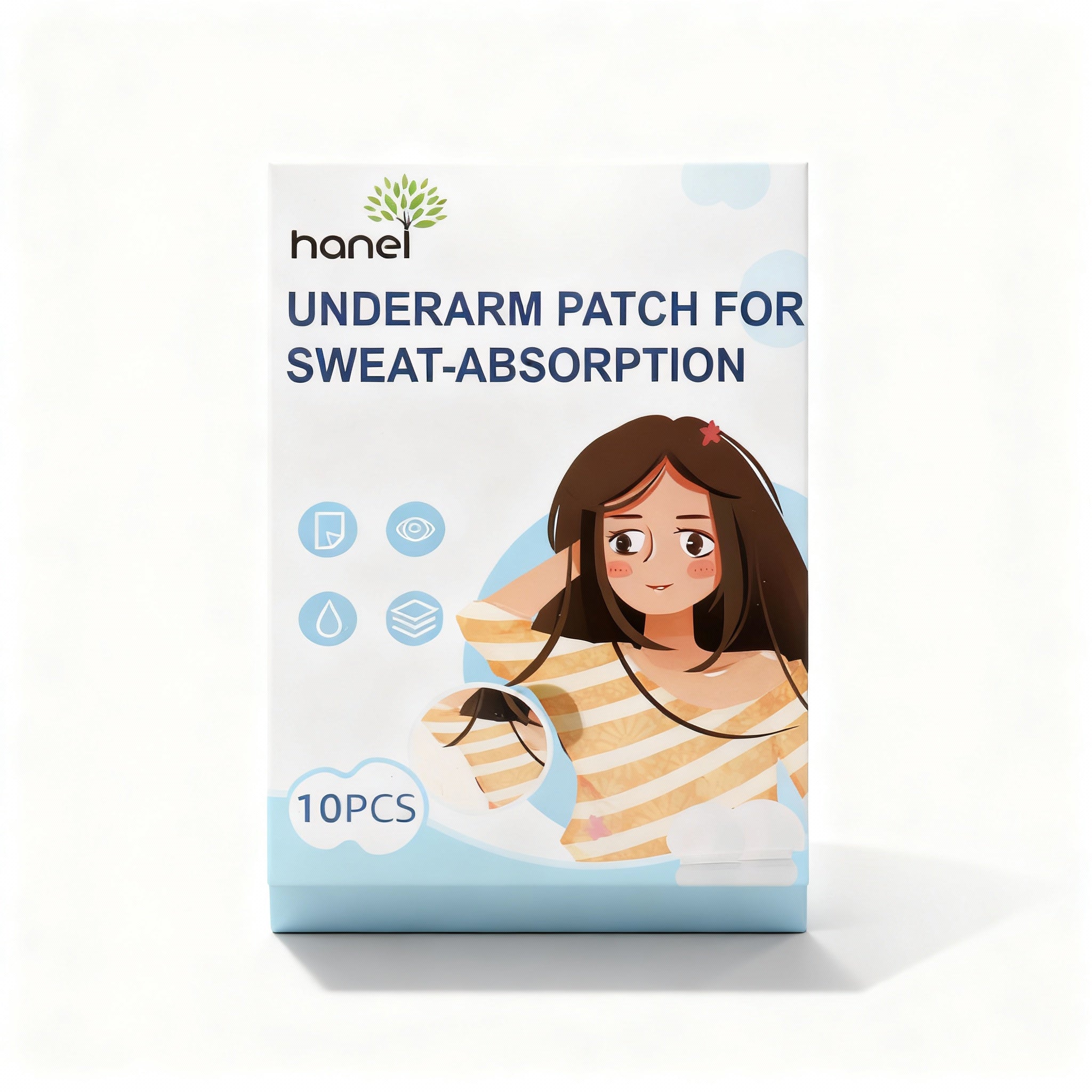 Parches absorbentes para axilas 10pz