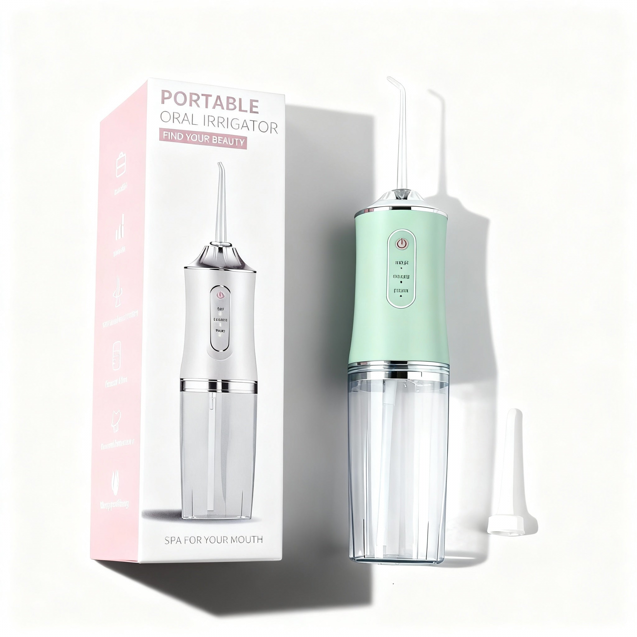 Irrigador Bucal Portátil Aura — Encías Vitales y Sonrisa Radiante